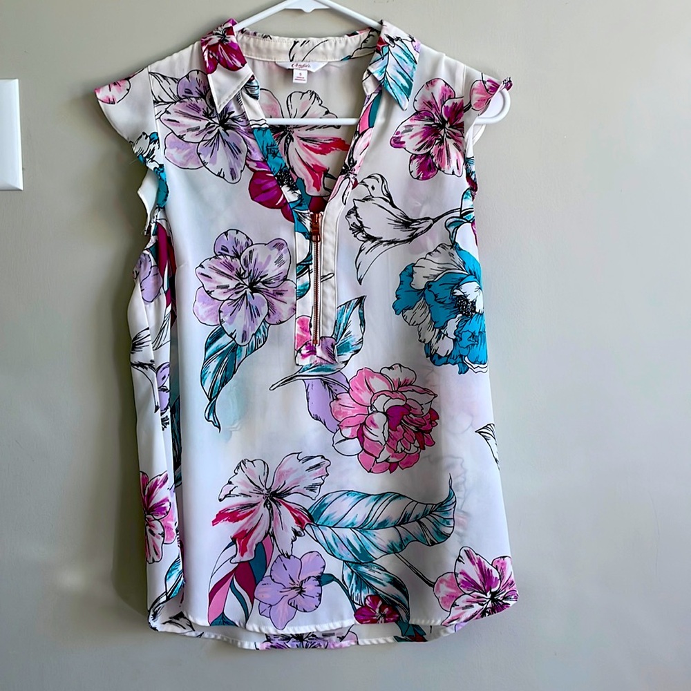 Candies floral shirt size small